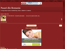 Tablet Screenshot of pasaridinromania.com